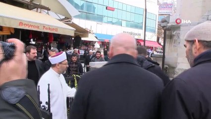 Diyanet İşleri Bakanı Erbaş, Malatya’da hasar gören camiyi inceledi
