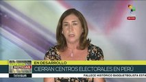 teleSUR Noticias: Perú: cierre de las mesas electorales