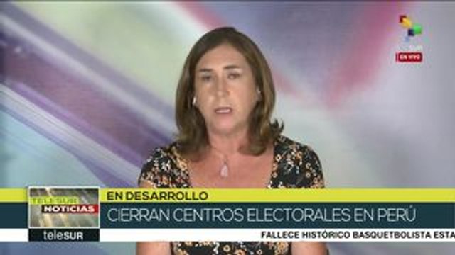 teleSUR Noticias: Perú: cierre de las mesas electorales