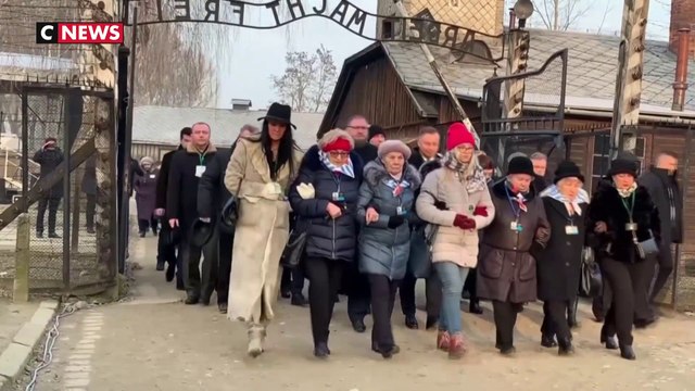 A Auschwitz, les rescapés appellent à ne pas oublier