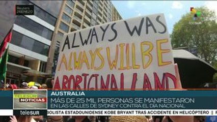 Miles de australianos rechazan el Día Nacional