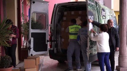 Edremit'ten, Elazığ ve Malatya'ya yardım tırı - BALIKESİR