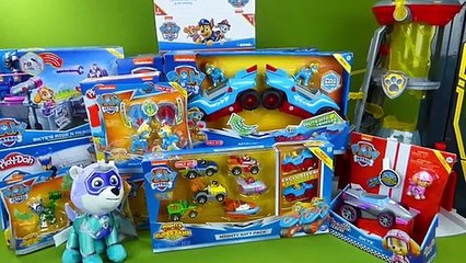 Download Video: LOTS of NEW Paw Patrol Mighty Pups Super Paws Toys Paw Patroller Everest Surprise Blind Bags Toys