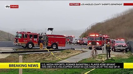 Tải video: Nine dead in Kobe Bryant helicopter crash in Calabasas