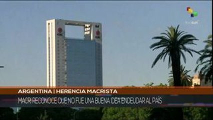 Argentina: Macri reconoce que no fue buena idea endeudar al país