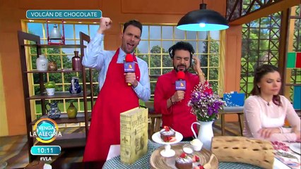 ¡Inicia una dulce semana con la receta de un delicioso Volcán de chocolate! | Venga La Alegría