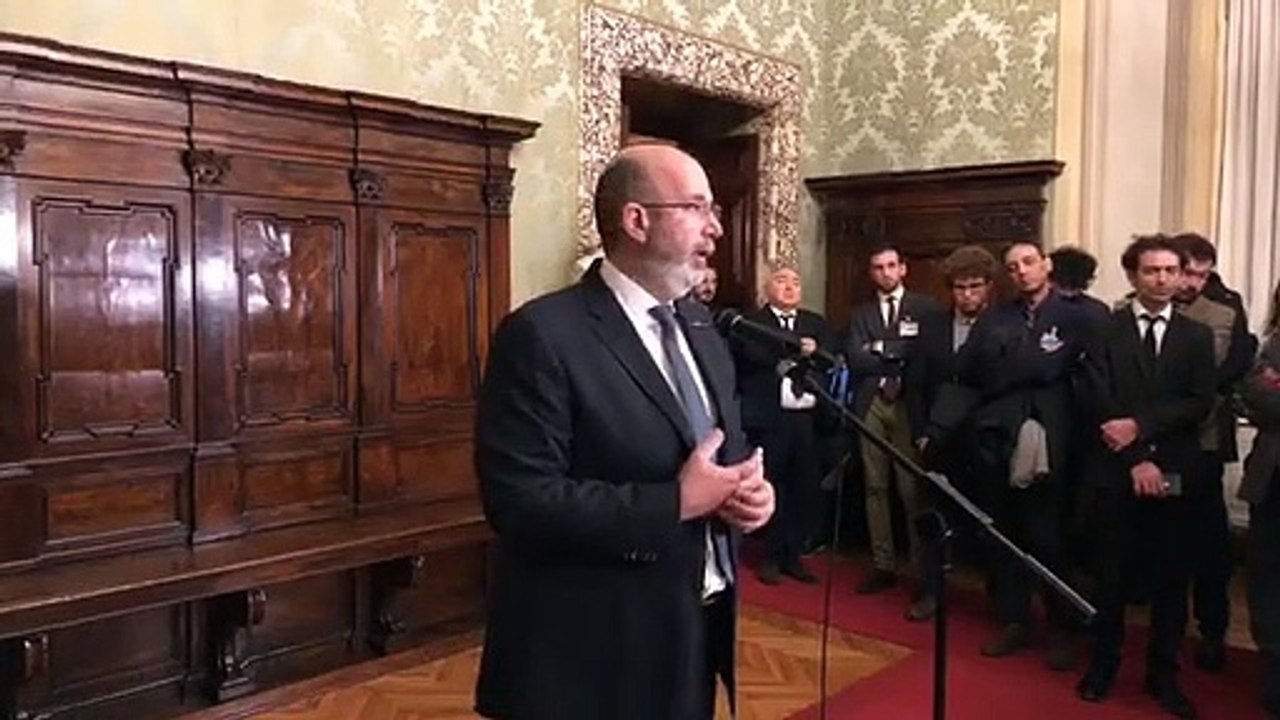 Crimi - Dichiarazioni alla stampa dal Senato (27.01.20)