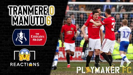 Reactions | Tranmere 0-6 Man Utd: "We've finally found our level!"