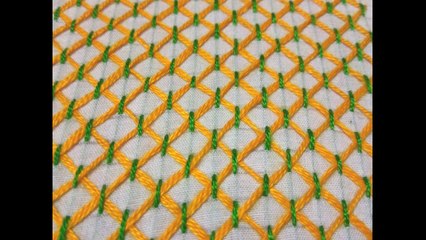 simple and elegant Hand embroidery all over design