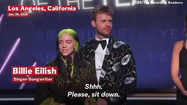 Billie Eilish Says Ariana Grande Should've Won Album Of The Year Instead During Grammys 2020 Acceptance Speech