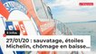 Sauvetage, étoiles Michelin, chômage en baisse... Cinq infos bretonnes du 27 janvier