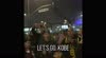 Kobe tragedy up there with Elvis - Lakers fans celebrate Bryant's life