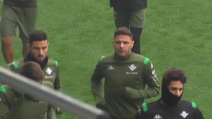 Download Video: El Betis vuelve a entrenar aún indignado con lo sucedido en Getafe