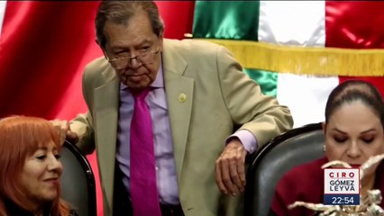 Trolean a Muñoz Ledo en Twitter por apoyar a migrantes