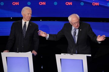 Video herunterladen: Bernie Sanders Holds Lead Over Joe Biden Heading Into Iowa Caucus