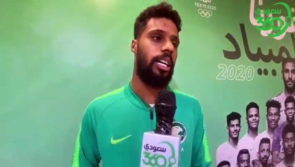 حارس منتخبنا صالح الوحيمد سنبذل كل ما نستطيع في طوكيو من أجل فرحة هذا الوطن حفل استقبال المنتخب @AbdulmajedTalib