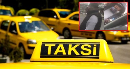 Taksiciler, turizm şirketi aracının önünü kesip evrak kontrolü yaptı