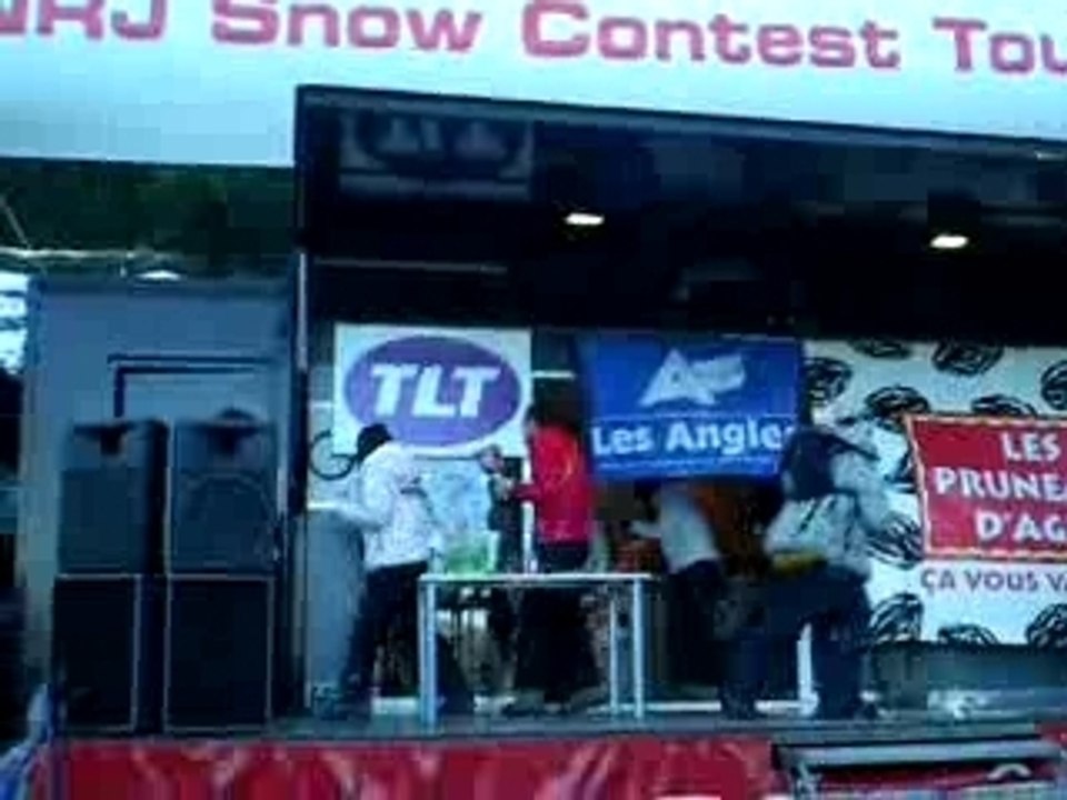 NRJ Snow Contest Tour Les Angles Julien Cave Remise des Prix