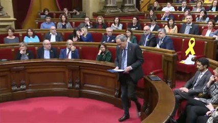 División en el independentismo por la inhabilitación como diputado de Torra por el Parlament