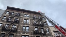 Los bomberos intervienen en un incendio en Nueva York