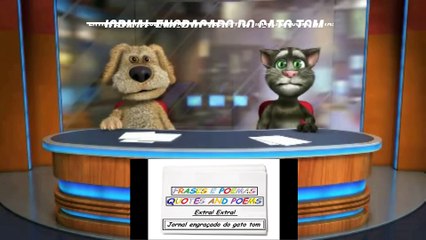 Jornal engraçado do gato tom: Desenhista famoso usa a própria merda como tinta! [Frases e Poemas]