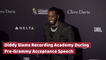 Diddy Is Not Happy With The Recording Academy