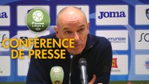 Conférence de presse Havre AC - ESTAC Troyes (1-0) : Paul LE GUEN (HAC) - Laurent BATLLES (ESTAC) - 2019/2020