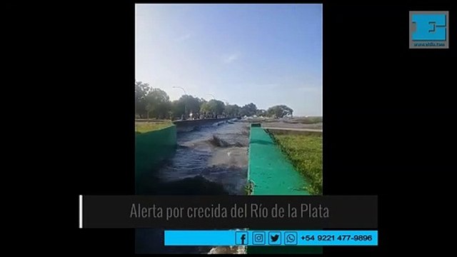 Alerta por crecida del Río de la Plata para esta noche