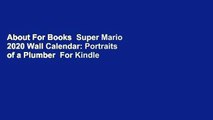 About For Books  Super Mario 2020 Wall Calendar: Portraits of a Plumber  For Kindle