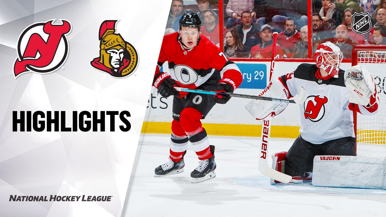 NHL Highlights | Devils @ Senators 1/27/20 - video Dailymotion