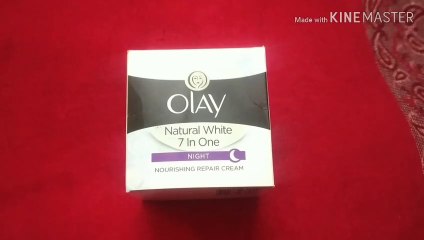 Best affordable night cream / Olay natural white night cream review in Hindi.