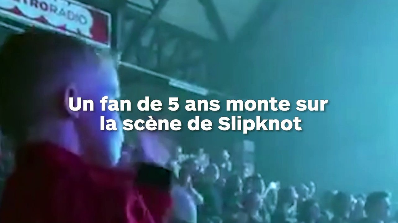 Un garçon de 5 ans fan de métal invité sur la scène de Slipknot