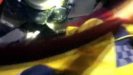 Küçük Mustafa'nın enkazdan kurtarılma anı kamerada