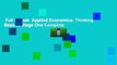 Full E-book  Applied Economics: Thinking Beyond Stage One Complete