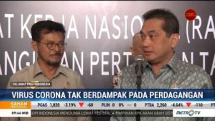 Virus Corona Tak Berdampak pada Perdagangan di Indonesia