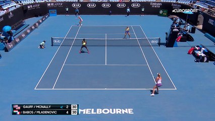 Mladenovic-Babos - Gauff-McNally : le résumé