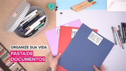 Organize sua vida: Pasta de documentos