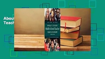 About For Books  What Every Middle School Teacher Should Know  Review
