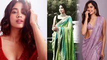 Jhanvi Kapoor Gorgeous look in Saree Blows the Internet | Boldsky