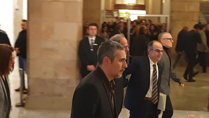 Torra y Torrent reciben a los políticos presos