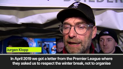 ‘EPL asked us to respect the winter break, FA do not respect it’