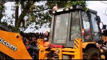 Elephant floats to freedom after falling down 25-foot-well in northeast India