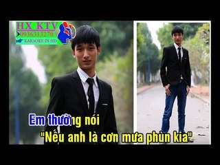 Karaoke Cơn mưa nước mắt - Khánh Tân - Nguoicodonvn2008.info (Dual)