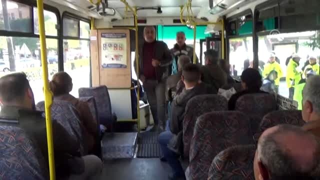 Toplu taşıma araçlarına yolcu gibi binen polis 175 sürücüye ceza yazdırdı - ADANA