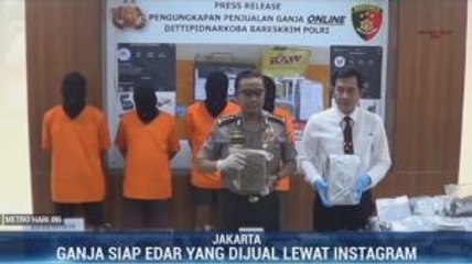 Sepasang Kekasih Pengedar Ganja Ditangkap