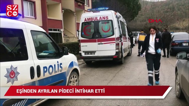 Eşinden ayrılan pideci intihar etti