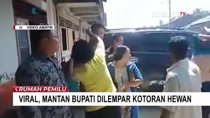 Viral Video Mantan Bupati Nias Selatan Dilempar Kotoran Hewan
