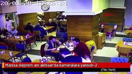 Manisa deprem anı akhisar'da kameralara yansıdı-2