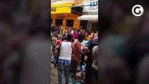 Vídeo mostra populares pegando mercadorias descartadas por comerciantes em Cachoeiro