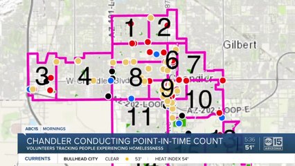 Volunteers tracking rate of homelessness in the Valley